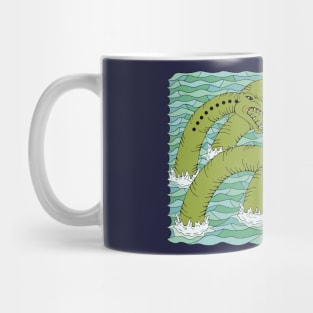 Lambton Worm and Knight Mug